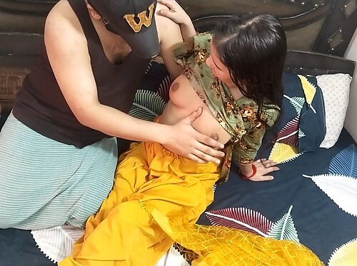Indian Horny MILF Sucking Her Lovers Cock For Cum